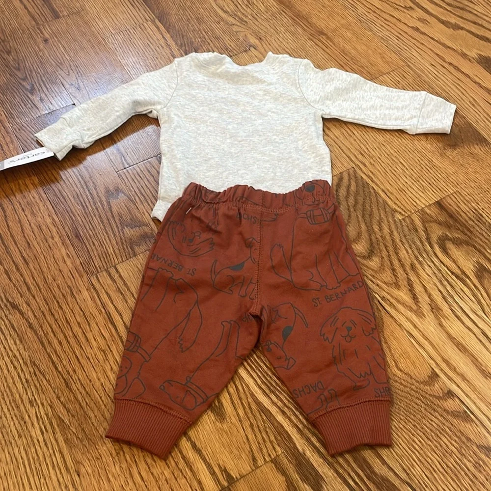 Carter’s Matching Set. Includes Shirt and Pants. Size 3 Months. New With Tags.